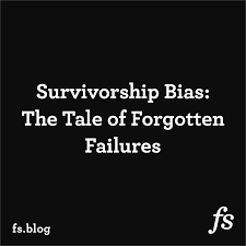 Maybe you would like to learn more about one of these? Survivorship Bias The Tale Of Forgotten Failures