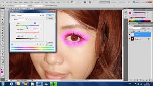 how to apply makeup with photo cs5