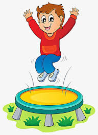 Child Jumping Trampoline Child Trampoline Happy Png Transparent Clipart Image And Psd File For Free Download Clown Crafts Clip Art Flashcards For Kids