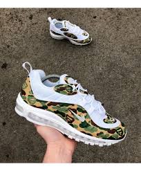 Men S Nike Air Max 98 White With Army Bape Camo Trainer Nike Nike Air Max Nike Air Max Sale