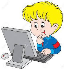Αποτέλεσμα εικόνας για children at a computer clipart