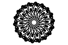 Medieval black and white mandala. Unique Mandala Art Design Graphic By Craftera Creative Fabrica