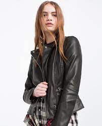 Pin By Helena Svachova On Style Leather Jackets Women Faux Leather Biker Jacket Leather Jacket Style