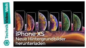 Hier werden kostenlose hd hintergrundbilder zum download freigestellt! Iphone Xs Neue Hintergrundbilder Runterladen Youtube