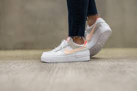 Nike Women S Air Force 1 Shadow White Crimson Tint Bright Mango Dh3896 100