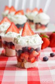 The zucchini mixed in with the top crumble part of this dish next to the blackberries, cinnamon, and almond flour make it actually taste like an apple or a pear, definitely not a zucchini. Mini Shortcake Cups Perfect For Memorial Day Or July 4th