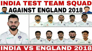Forget the scoreline, the 2018 series will go down as one to remember the scoreline would say otherwise but india vs england was a series to remember. India Test Team Squad Against England 2018 India Test Squad 2018 India Tour Of England 2018 Youtube