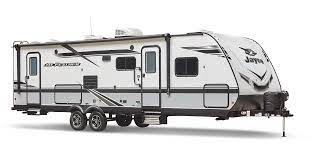 Many families want to search for a rig with as many slides as you. 2021 Jay Feather Hybrid Lightweight Travel Trailer