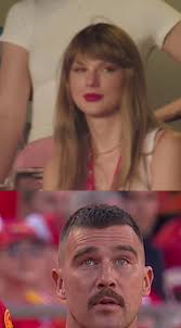 Travis Kelce and Taylor Swift Some Guys Wife Didnt Watch Football