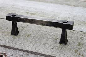 Hand Forged Handle Barn Door Pull Doorknob Wrought Iron Cabinet Hardware Black Iron Pull 1 Barn Door Handles Barn Door Handles Hardware Barn Door