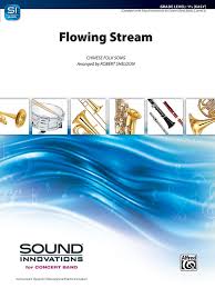 Flowing Stream Concert Band Conductor Score Parts