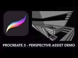 Procreate Tutorial Perspective Assist Guide Demo For Ipad Artists Procreate Tutorial Procreate Procreate App Tutorial