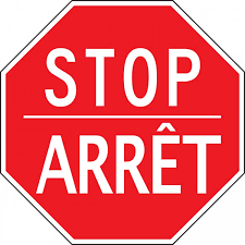 Check spelling or type a new query. Bilingual French Stop Sign Frr380