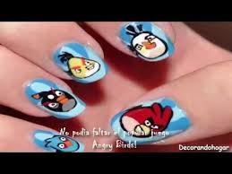 Video de uñas decoradas con flores faciles: Pintados De Unas Dibujos Animados Nail Art
