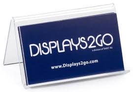 Get yours from displaysandholders.com, a company with 26 years of expertise to boost business. Workshop Series Acrylic Business Card Holder For Tabletop Easel Design Clear Business Card Holders Plastic Business Cards Business Cards