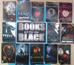Library Displays Books Are The New Black Library Displays Library Book Displays Book Display