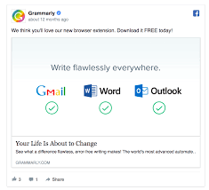 Grammarly Facebook Ad Facebook Ads Inspiration Facebook Ads Examples Best Facebook