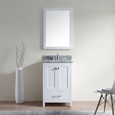 Caroline Madison 24 Single Vanity Gs 28024 Bathroom Vanities Virtu Usa White Vanity Single Vanity Vanity