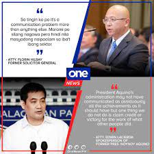 The former president of the philippines benigno aquino iii died thursday at the age of 61 after being hospitalized in quezon city, state media reported. One News Atty Edwin Lacierda Spokesperson Of Former Facebook