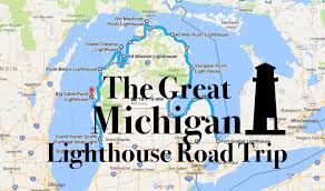 The Lighthouse Road Trip On The Michigan Coast That S Dreamily Beautiful Road Trip Fun Michigan Road Trip Lighthouse Tours