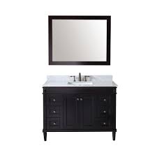 Stone effects vanity top in pulsar with white sink. Virtu Usa Tiffany 48 In Vanity In Espresso With Marble Vanity Top In Italian Carrara W Marble Vanity Tops Single Sink Bathroom Vanity White Marble Countertops
