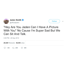 Perhaps The Most Jaden Tweet Ever Teetweetsdotcom Jaden Smith Tweets Jaden Smith Tweet