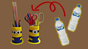 Tempat Pensil Minion Dari Botol Bekas Youtube