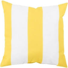 Discover the design world's best outdoor pillows at perigold. Beach Stripe Yellow Outdoor Pillow Designs Sky Iris