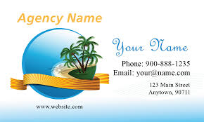 Bicycle store ad in red. Tourism Travel Business Cards Tour Agents Templates