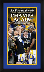 Cbs sports has the latest nba basketball news, live scores, player stats, standings, fantasy games, and projections. Golden State 2017 Champions Chronicle Basketball Framed Newspaper Step