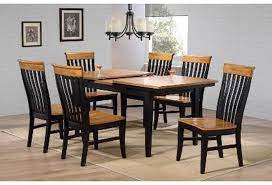 Tagged with all wood kitchen table & chairs as well as nice kitchens. E C I Furniture Lancaster 1316751 Solid Wood Dining Table Dunk Bright Furniture Kitchen Tables