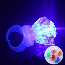 China Light Up Diamond Bling Rings Led Glow Rings Light Up Flashing Rings Plastic Diamond Kids Play Rings China Led Ring And Light Up Ring Price