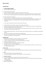 Breast cancer kills more women in the united states than any cancer except lung cancer. Breast Cancer Essay Concise Lecture Notes From Various Resources Lecture Slides Research Papers Studocu