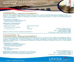 Unisa Courses In Finance University Of South Africa University Of South Financial Management