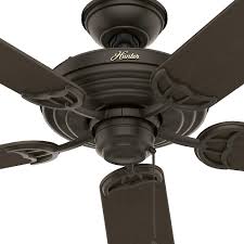 Outdoor wet location ceiling fans. Hunter Sea Air 52 New Bronze Outdoor Ceiling Fan At Menards