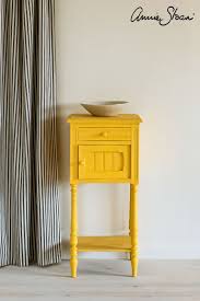 Chalk Paint In Tilton Side Table Annie Sloan Painted Furniture Yellow Painted Furniture Upcycled Furniture