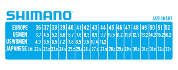 Shimano Size Chart Related Keywords Suggestions Shimano