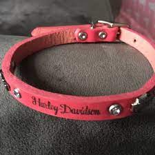 Nwt Harley Davidson Leather Small Dog Collar Dog Collar Girl Dog Collars Girl And Dog