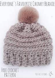 Everyone S Favourite Crochet Beanie Free Pattern From Rustic Stitches Crochet Beanie Pattern Bulky Yarn Crochet Chunky Crochet