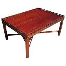 Shop with confidence on ebay! Large Mahogany Coffee Table In The Manner Of Thomas Chippendale At 1stdibs