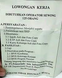 Saya telah memiliki beberapa pengalaman kerja sebagai teknisi komputer pada beberapa pabrik selama 2 tahun. Lowongan Kerja Pt Primarindo Bandung Terupdate 2019 2021