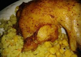 Cooking a chicken in a slow cooker makes it very succulent and packed full of flavour. Simple Way To Prepare Speedy Baked Chicken With Broccoli Rice And Cprn Sub Etastyfood