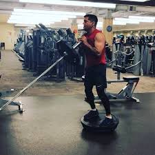 Excel Medicine - Two-Handed Landmine Shoulder Press on a...
