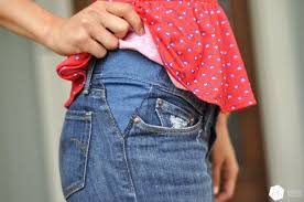 Oli The Photo Bomber I M So Excited About This Tutorial Everyone Has A Pair Of Pants In Their Closest That Just Pants Tutorial Clothing Hacks Altering Clothes