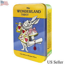 Maybe you would like to learn more about one of these? The Wonderland Tarot Cards Deck Collectible Tin Alice In Wonderland Fantasy 9781572818798 Ebay