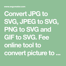 Convert jpg to svg, image to svg, or turn raster images into vector graphics. Convert Jpg To Svg Jpeg To Svg Png To Svg And Gif To Svg Fee Online Tool To Convert Picture To A Vectoriel File The Perfect Convert Svg Gif Files Converter