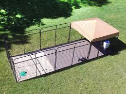 Top View Of K9 Kennel Store Ultimate Dog Kennel System Dog Kennel Cover Dog Run Fence Outdoor Dog Area