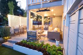 I would like to build a raised patio next to the house. Extended Deck Over Small Patio Paradise Restored Landscaping