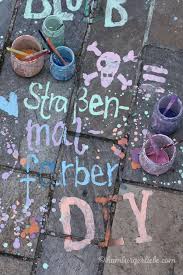 Hamburger Liebe Tutorial Tuesday Wie Man Strassenmalfarbe Selber Und Ferienkinder Glucklich Macht Hamburger Liebe Schlaue Kinder Kinder