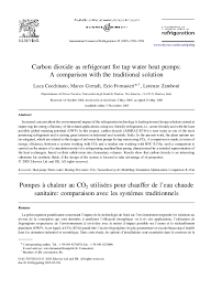 Semantic scholar profile for l. Pdf Carbon Dioxide As Refrigerant For Tap Water Heat Pumps A Comparison With The Traditional Solution Marco Corradi Academia Edu